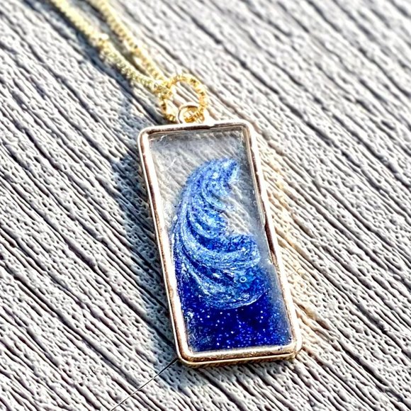 CandMcrafts Jewelry - Beach Wave Necklace, Ocean Wave Necklace, Beach Jewelry, Florida Sand Necklace,